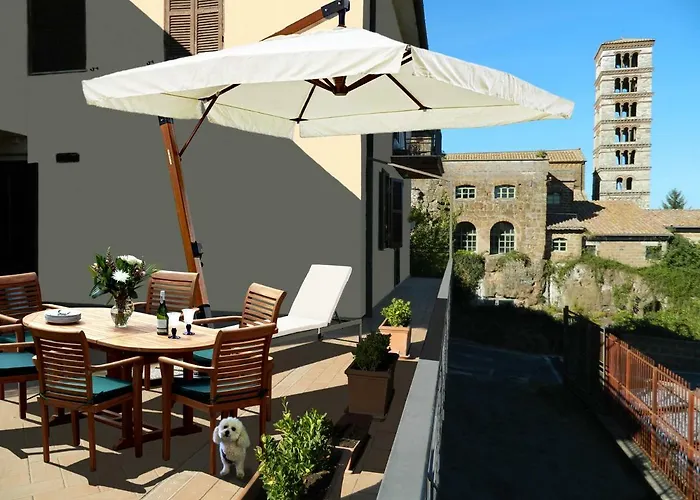 Grazioso Appartamento Con Ampio Terrazzo A Vasanello 사진